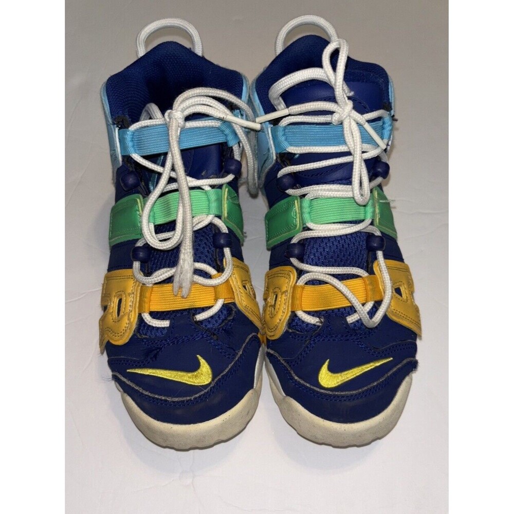 Nike Air More PS Kaleidoscope Youth 5.5 Y Shoes Sneakers FJ0694 Casual Leather